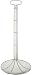 Paderno World Cuisine stainless steel mesh fried food skimmer, 11" diameter