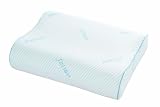 Homedics HMP-TRC Temp-Rite Contour Pillow with CoolCore Ventilated Foam, Outlast Smart Fabric Technology and Jacquard Cover, 20 x 15 x 4.5/3.5