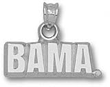 Alabama Crimson Tide Solid Sterling Silver ''BAMA'' Pendant