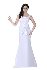 Silk Evening Dress  with a Brush/Sweep Train 