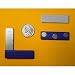 Applied Magnets ® 10 Name Badge Magnets - Magnetic Name Tag Holders w/ Three Neodymium Magnets