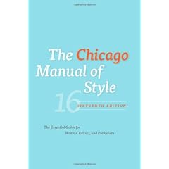 The Chicago Manual of Style