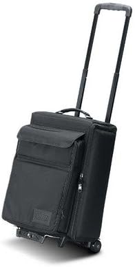 Padded Hard Side Wheeled Projector Case with Removable Laptop Case: 21.5" H x 15" W x 11.5" D