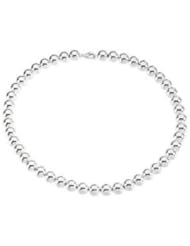 Lux Sterling Silver 10mm Bead Bracelet