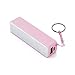 JoMobile 2600mAh USB Portable External Battery Power Bank Charger For Cell Phone (Pink)
