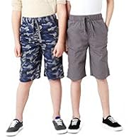 2 Pack Limited Pure Cotton Assorted Shorts