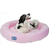 RSPCA Large Round Donut Cat and Dog Bed - Pink