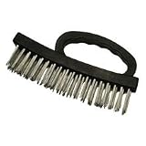 6-1 2 Wire Brush Plastic Handle by Pit Bull