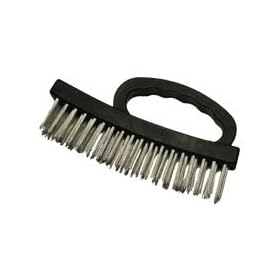 6-1/2" Wire Brush Plastic Handle