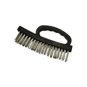 6-1 2 Wire Brush Plastic Handle by Pit Bull