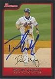 David Wright, New York Mets, 2006 Bowman Autographed Card