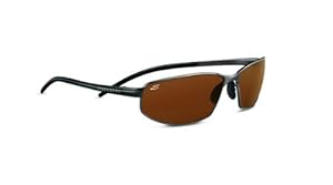 Serengeti Granada Sunglasses, Shiny Dark Gunmetal with D Polarized Lens
