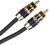 MONSTERPAKS I250-4M InterlinkA  250 Audio Interconnect with Precision-Machined RCA Connectors, 4 m