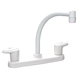 Phoenix USA R5177-I 8" White Hi-Arc Spout Kitchen Faucet