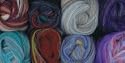 Ultra Fine 12" Wool Roving .22 Oz. 8-Pack: Variegated