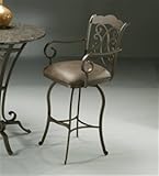 Pastel Furniture AH-217-30-AR-649 Athena Swivel Bar Stool, Autumn