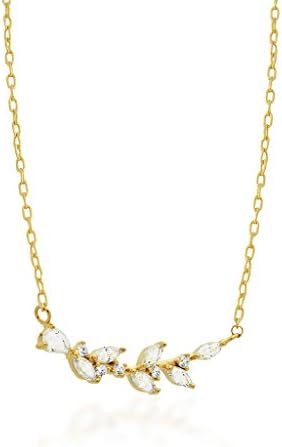 Gold Toned Twig Tree Branch Pendant Necklace, Sweet Branch Necklace, Stylish Dainty Womens Jewelry