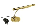 ZENTHLER PIANO Klavierlampe Lampe Leuchte GOLD Messingfarben