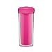 VISTA - Double Wall Acrylic Tumbler - Customizable Removable Insert - 15oz. Capacity - Fuchsia