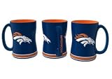 Denver Broncos 15 Ounce Sculpted Logo Relief Coffee Mug