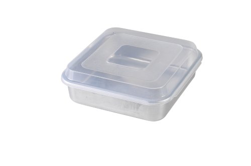 Best Price Nordic Ware Square Cake Pan with Lid, 9 Inch
