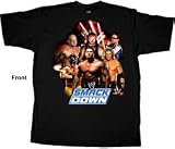 SMACKDOWN - CAST VERSION 2 WWE WRESTLING T-SHIRT - SIZE ADULT X-LARGE