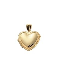14K Yellow Gold - Medium Victorian Heart Locket