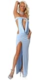 Cowl-Front Dress With Slit Side