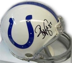 Reggie Wayne Autographed/Hand Signed Indianapolis Colts Football Mini Helmet