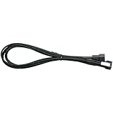 NZXT Individually Sleeved 3Pin fan Y Cable 2 Male to 1 Female Premium Cable (CB-3P-Y)