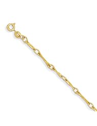 14k Polished Fancy Link Bracelet Length 7.5"