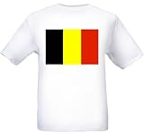 BELGIUM - BELGIAN FLAG - Flag-series - White T-shirt