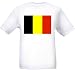 BELGIUM - BELGIAN FLAG - Flag-series - White T-shirt