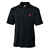 NCAA Men's Arkansas Razorbacks Black Drytec Genre Polo (Black, Small)