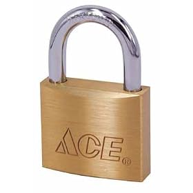 Ace Label Solid Brass Padlock (88/30DBKA201)