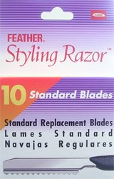 FEATHER Styling Razor Standard (Quantity:10 Blades)