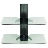Sanus Systems VF2012-B1 Single Column Wall-Mounted Furniture Component Shelf