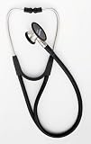 Welch Allyn Tycos Elite Double-head Stethoscope, 22 Tubing, Black Only (Model 5079-122)