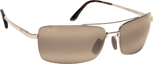 Maui Jim Black Rock 218 Sunglasses Color Gold Bronze Lens Size Sunglasses