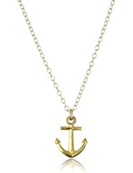 gorjana "Anchor" Gold-Plated Necklace