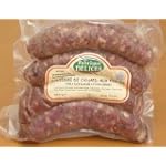 Game Sausages: Duck, Boar, Rabbit, Pheasant, 1 lb pack of each