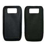 Solid Black Soft Silicone Gel Skin Cover Case for Nokia E63 [Bulk Packaging ....
