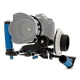 Redrock Micro Captain Stubling DSLR Bundle, with Baseplate & Lens Gear Size A 32 Pitch, Black