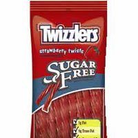 Twizzlers Sugar Free Twists Candy, Strawberry - 5 Oz  Bag, 12 ea by HERSHEY CHOCOLATES.