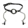 O-Ring Gag with Nipple Clamps