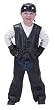 Don't Mess With Me! He'll Be Too Cool in This Aeromax Realisitic Biker Costume! (shirts, sunglasses, shoes not included) - In Stock!