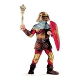 Foot Soldier With Mace, Fleur-De-Lis Coat Of Arms, Schleich