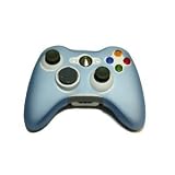 Blue Silicone Case Skin Cover for Xbox 360 Controller with *Free* Bundle Internal Antenna Booster for Your Cell Phone.