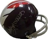 Bobby Mitchell Autographed/Hand Signed Washington Redskins 2bar TB Mini Helmet