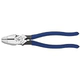 31IpFxqQWNL. SL160  Klein D213 9NETH 9 Inch High Leverage Side Cutting Pliers Linemans Bolt Thread Holding